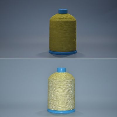 Sợi phản xạ màu vàng chống tia UV với lớp phủ hạt thủy tinh