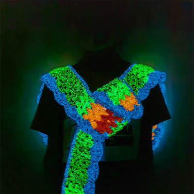 150D-900D Glow Dark Yarn Multi Color Thread Thêu
