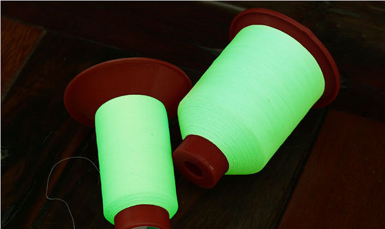 150D Glow In The Dark Yarn Crochet Green Luminous Thread