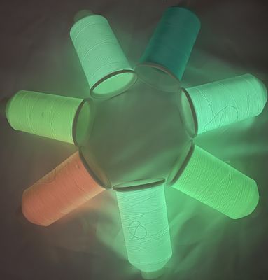 150D Glow In The Dark Yarn Crochet Green Luminous Thread