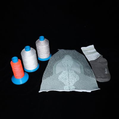 0.20mm Reflective Yarn Embroidery Polyester tùy chỉnh màu sắc