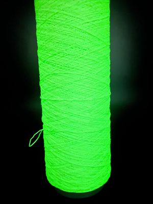 450D Glow In The Dark Knitting Yarn Polyester để dệt áo len