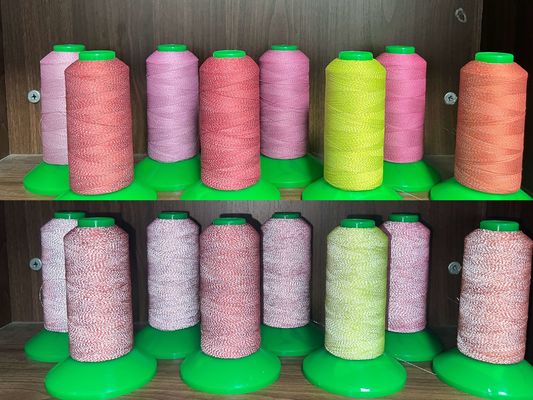 150D Sợi phản xạ cao Sợi may phản xạ Sợi khâu phản xạ Sợi thêu phản xạ