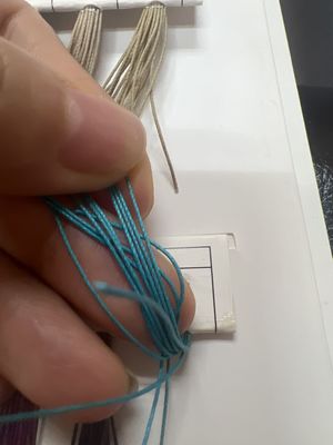 0.3mm Wax phủ sợi polyester Dần sợi sợi sợi cao độ bền polyester Wax