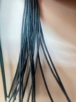 0.3mm Wax phủ sợi polyester Dần sợi sợi sợi cao độ bền polyester Wax
