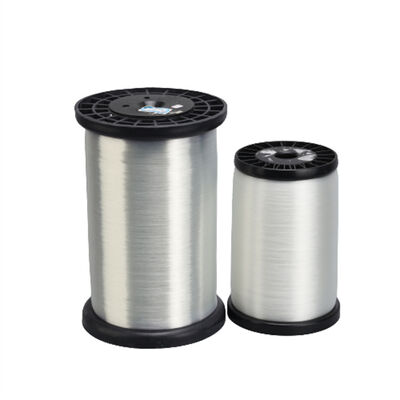 Sản xuất tại nhà máy sản xuất 0,06MM 30d / 1 0,05MM 20D / 1 Đèn sáng Polyester Monofilament 25D / 1F cho váy cưới Pet Monofilament