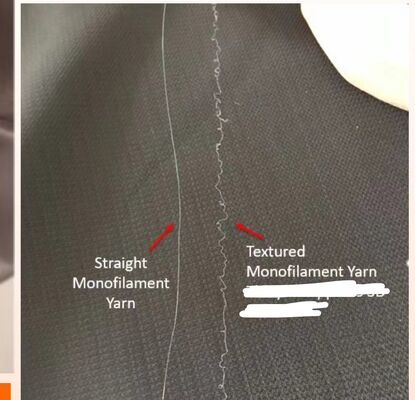 20D 30D Twist Monofilament Yarn Màu sắc sáng Polyester Monofilament Yarn cho vớ Dệt Monofilament Yarn