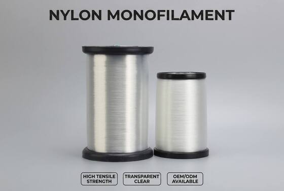 60D 80D 100D 0.10MM 0.12MM 0.14MM Monofilament Yarn Nylon Polyester PP PE cho dệt webbing thêu nhà máy bán buôn